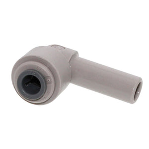 John Guest Stem Elbow Connector - 1/4 Stem x 1/4