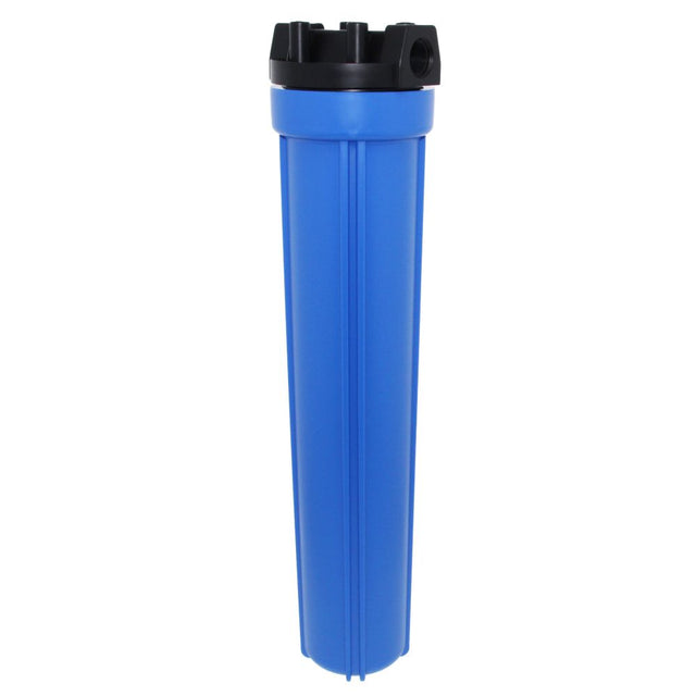 20" Neo-Pure Standard Water Filter Housing Black/Blue without Pressure Relief - 3/4" FPT