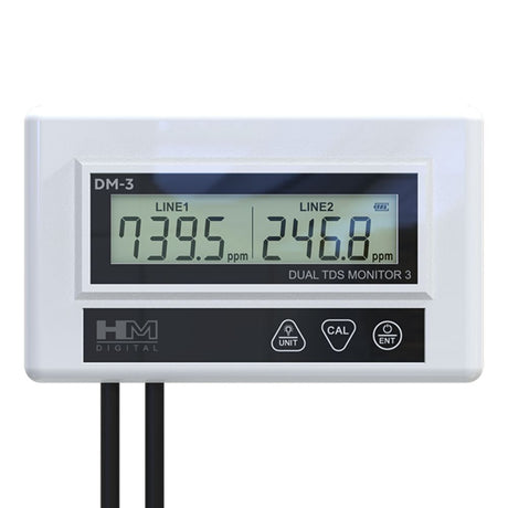 HM Digital DM-3 Commercial In-Line Dual TDS Meter