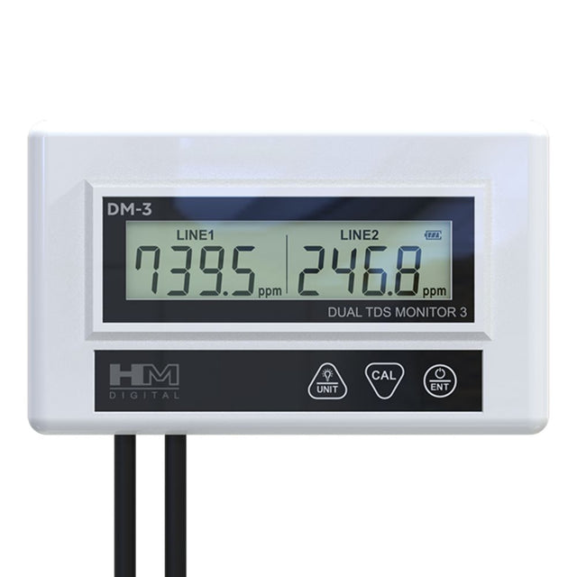 HM Digital DM-3 Commercial In-Line Dual TDS Meter