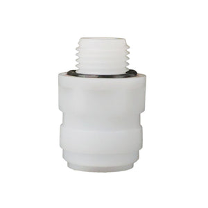 NeoFit - Acetal Natural White Male Connector 3/8" tube x 1/4"BSP[P]
