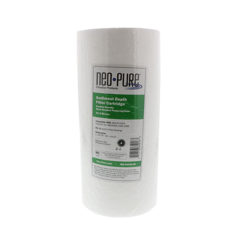Neo-Pure 10" BB Graded Density Polypropylene Sediment Filter 50/5 mic