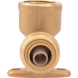 SharkBite® U332LF Lead-Free Brass Push-to-Connect Drop-Ear Elbow - 3/8" x 1/2" FPT