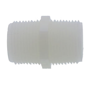 Nipple Hex - 1" MPT Natural Nylon