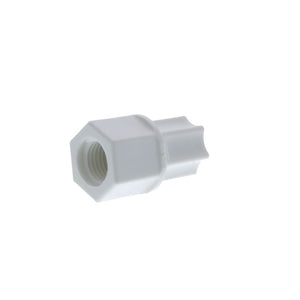 JACO 25-4-4-P-PG Polypropylene Female Connector 1/4 OD Tube x 1/4 FPT