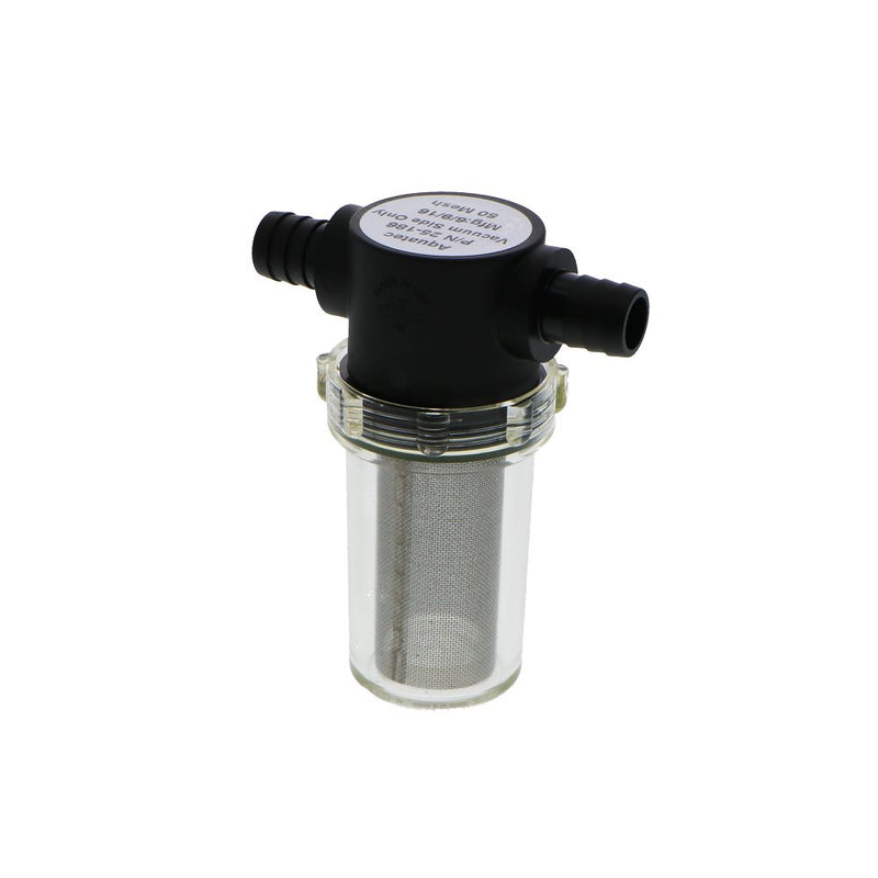 Inline T-Strainer 1/2" HB x 1/2" HB with 50 Mesh SS Filter Screen