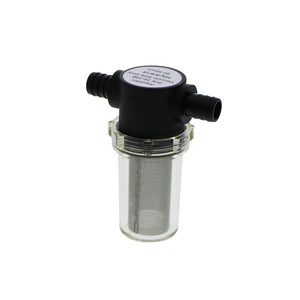 Inline T-Strainer 1/2" HB x 1/2" HB with 50 Mesh SS Filter Screen
