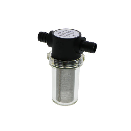 Inline T-Strainer 1/2" HB x 1/2" HB with 50 Mesh SS Filter Screen