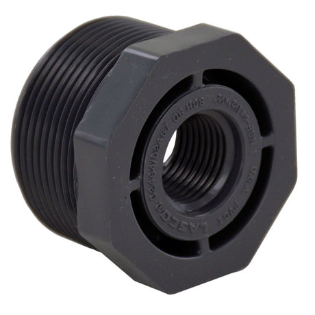 Schedule 80 PVC Bushing 1-1/2" MIP x 1/2" FIP