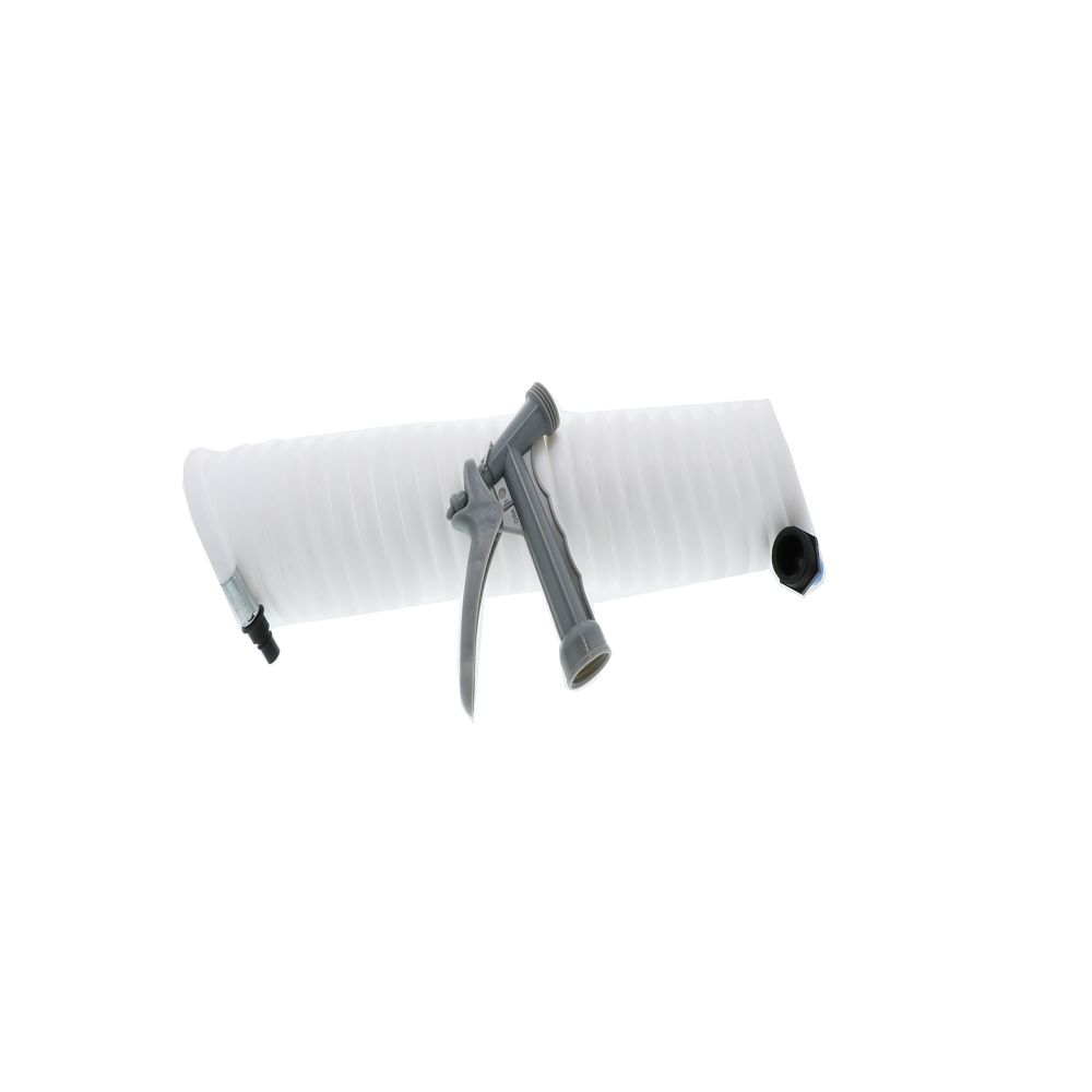 Watts AquaLock/SeaTech - SC25203W Supercoil Hose 25' White with Speed-Tap Hose Adaptor