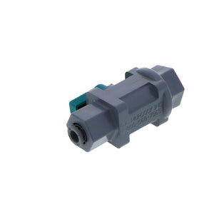 Inline Ball Valve PVC - 1/4 Tube x 1/4 Female NPTF