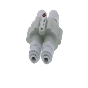 ASV-ERP-JG Automatic Shut-off Valve for Permeate Pumps 4 Way 1/4 QC