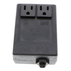 Mountain Plumbing MT951 Round Classic Touch Waste Disposer Air Switch