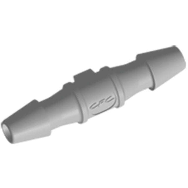 FitQuik Tube to Tube Straight Fitting Purple Tint Polycarbonate - 1/16 ID x 1/16 ID