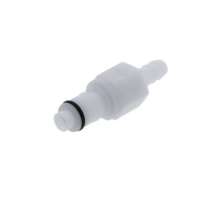 Colder APCD22004 NSF Valved In-Line Hose Barb Coupling Insert 1/4 ID Barb [42600]
