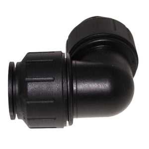 John Guest Black Union Elbow - 1 CTS
