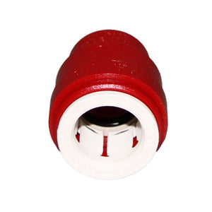 John Guest Color Coded End Cap Red - 1/2 CTS Test Cap