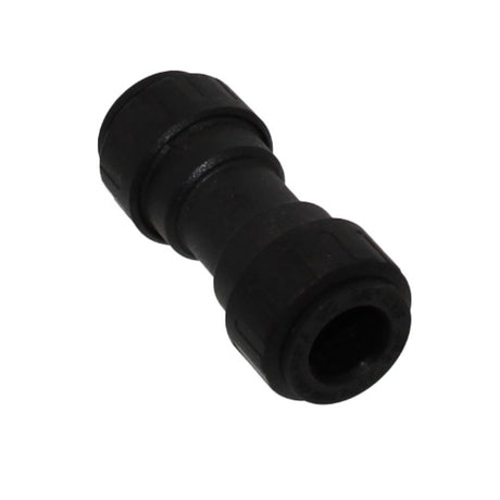 John Guest ProLock Black Reducing Coupler - 1/2 CTS x 3/8 CTS