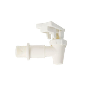 Oasis White Water Cooler Faucet Belled With Male Threads