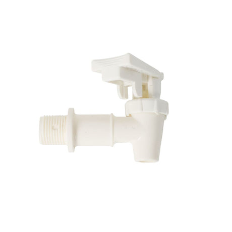 Oasis White Water Cooler Faucet Belled With Male Threads