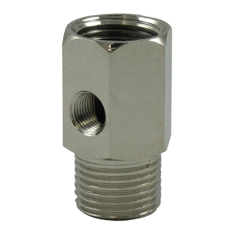 Faucet Supply Adapter with washer 1/2 MPT x 1/8 FPT x 1/2 FPT