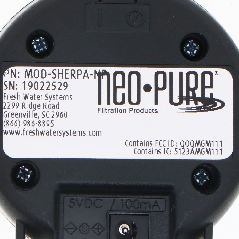 Remote Display MOD-SHERPA-NP for all Neo-Pure UV Disinfection Systems