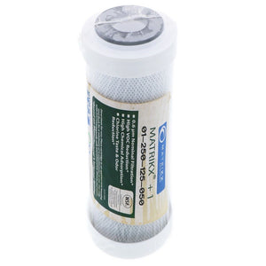5" Filtrex Matrikx CTO Plus Carbon Block 0.6 Mic Filter