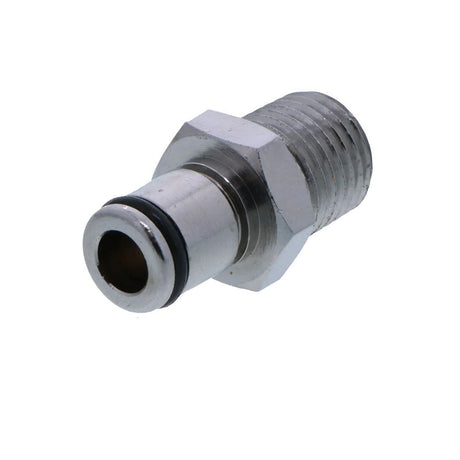 1/4 NPT Non-Valved Chrome-plated Brass Coupling Insert - VITON