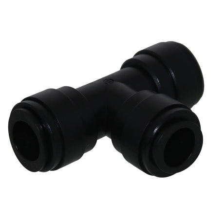 NeoFit - Acetal Black Union Tee- 15mm tube OD