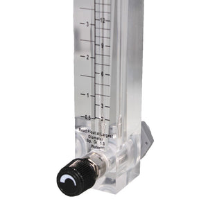 Neo-Pure Adjustable Panel Mount Flowmeter 0.5-5GPM 1/2" MNPT