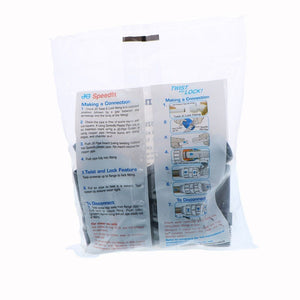 John Guest Black Male Stem Adapter - 3/4 CTS Stem x 3/4 NPT