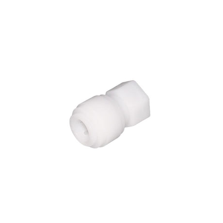 NeoFit - Acetal Natural White Female Adapter 1/4" tube x 7/16-24 UNS - Cone Type