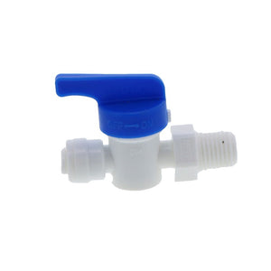DMfit Hand Valve Male Connector - 1/4" Push-in x 1/4" NPTF
