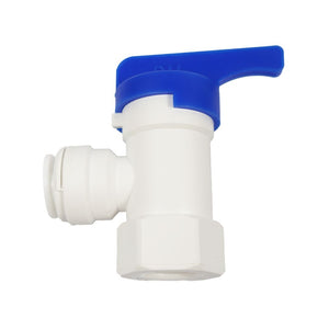 NeoFit Tank Valve Polypropylene Female Elbow NPTF - 3/8" x 1/4" NPTF