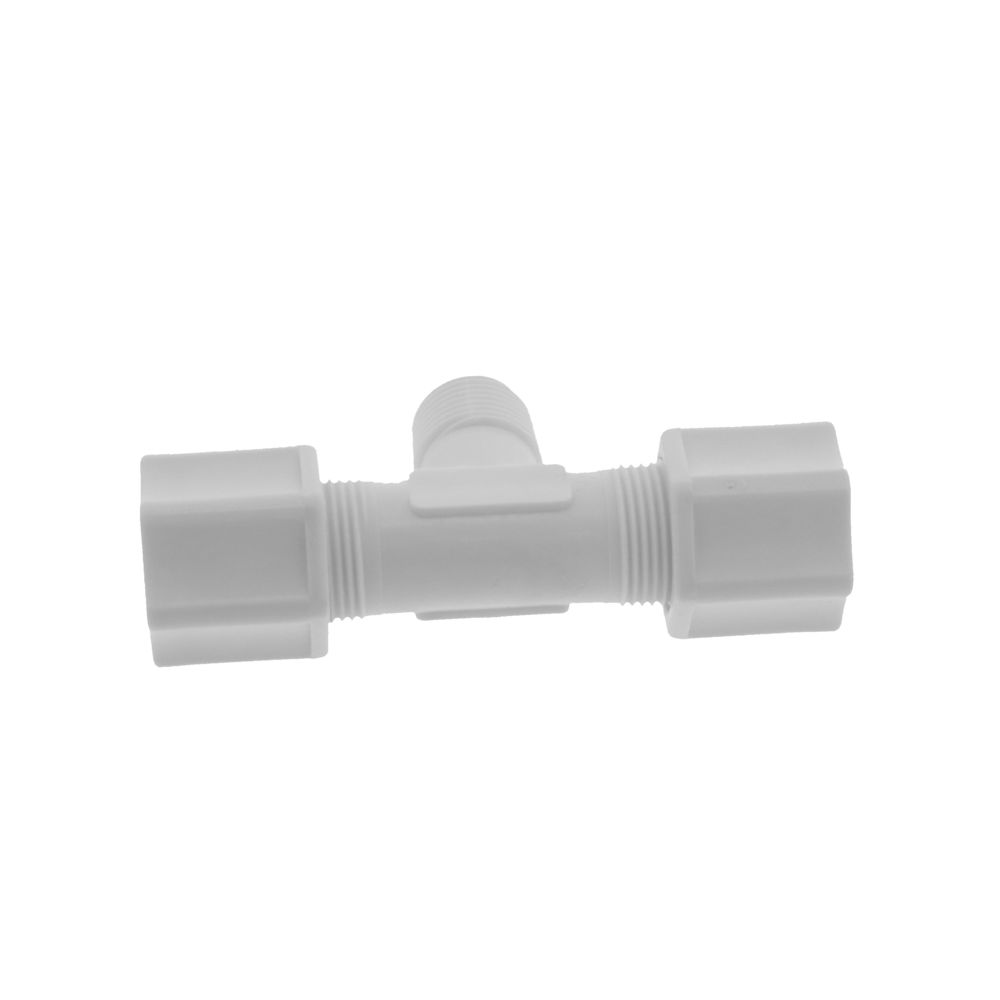 JACO 60-8-6-P-O Polypropylene Male Branch Tee 1/2 OD Tube x 3/8 MPT