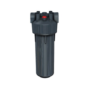Pentek 10" STD Housing 3/4" FPT Reinforced Cap Dura-series Slate/Slate with PR