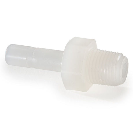 Kynar PVDF Tube Stem Adapter Male - 3/8 x 1/4 NPTF