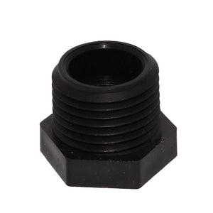 Bushing 1/2" MNPT x 1/4" FNPT - Polypropylene Black