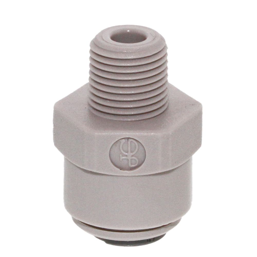 John Guest Male Connector BSPT - 1/4 x 1/4  BSPT