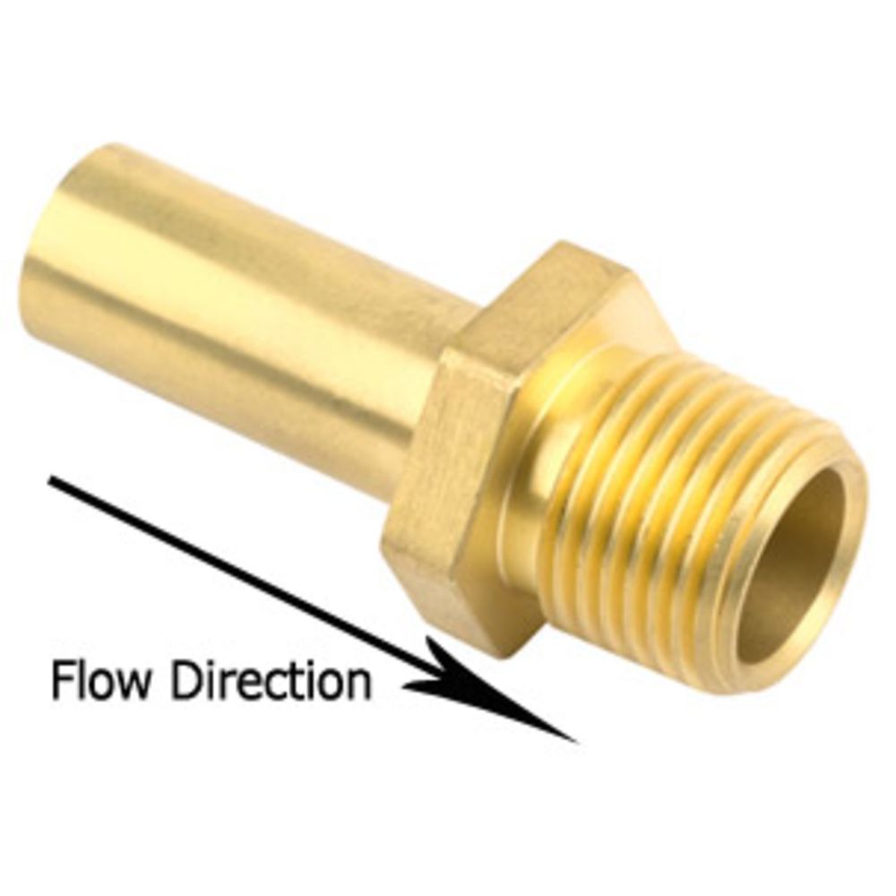 Watts AquaLock/SeaTech - Brass Male Stem Check Valve - 15mm  x 1/2 NPT