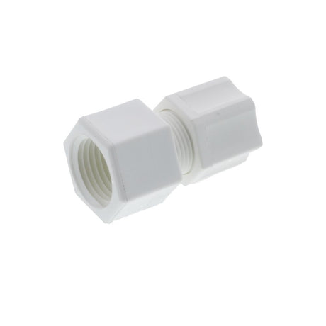JACO 25-8-8-P-PG Polypropylene Female Connector 1/2 OD Tube x 1/2 FPT