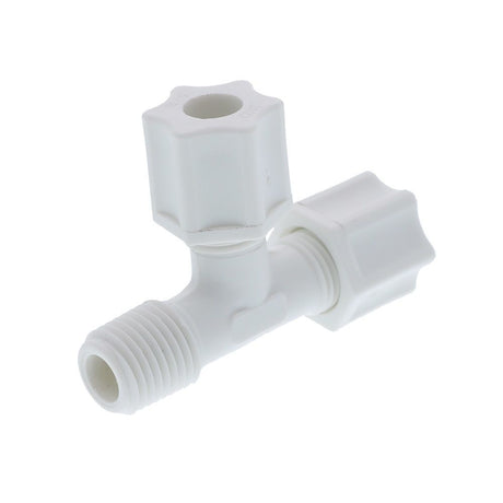 JACO 75-5-4-P-O Polypropylene Male Run Tee 5/16 OD Tube x 1/4 MPT