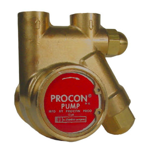 Procon Pump Rotary Vane Brass Pump Series 1 - 70 GPH 3/8" NPT w/ Standard-Non External Adjust