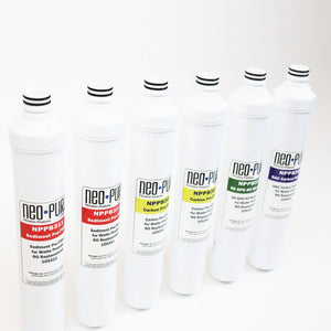 Neo-Pure RO Pure Plus VOC 6 Pack Filter Kit Replacement For Watts Premier WP531161
