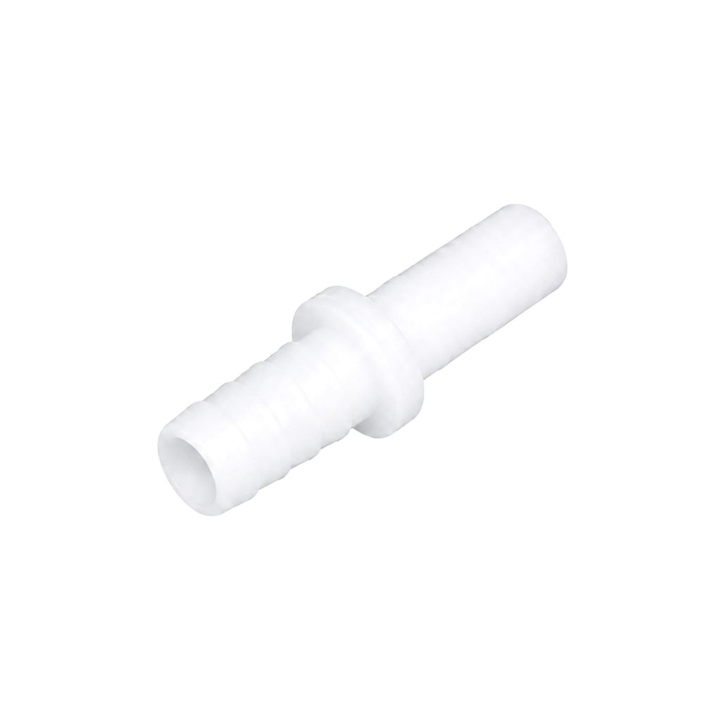neoFit - Acetal True White Stem Barb Connector 3/8"stem x 3/8"barb