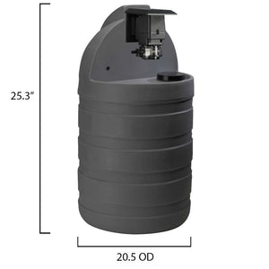 Stenner Single Head Fixed Output Pump with 30 Gallon Tank #5 Tube 50 GPD System