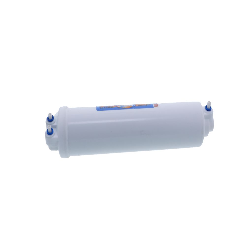 Omnipure Inline K2533-TS GAC Postfilter - 10" x 2" Filter - 1/4" Quick Connect Tee [2 in/1 out]
