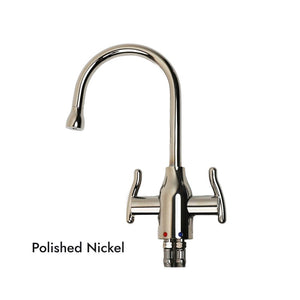 Mountain Plumbing MT1801-NL Contemporary Hot & Cold Water Dispenser w/ Wine Bottle Spout & Curved Handles