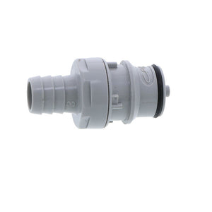 HFCD22812 Valved In-line Hose Barb Coupling Insert 1/2 ID Barb