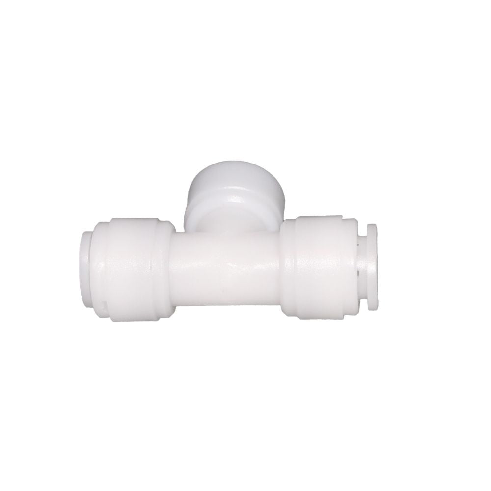 NeoFit - Acetal Natural White Union Tee- 3/8" tube